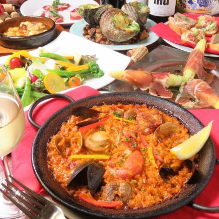 KuraKura's proud [Paella Course] 10 dishes + 100 minutes all-you-can-drink