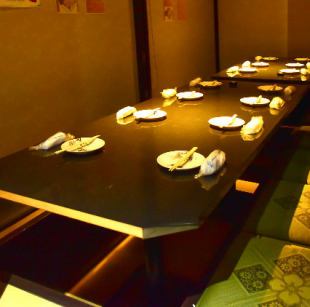 [Smoking OK] Completely private room! Up to 14 people can use it.The spacious private rooms are recommended for welcome parties, farewell parties, and other banquets! Spend a pleasant time with a drink in the relaxing atmosphere of the Japanese atmosphere.