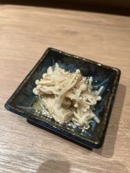 Enoki mushroom namul