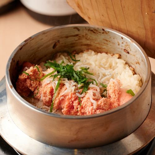 白州明太飯(しらす、明太子、大葉)