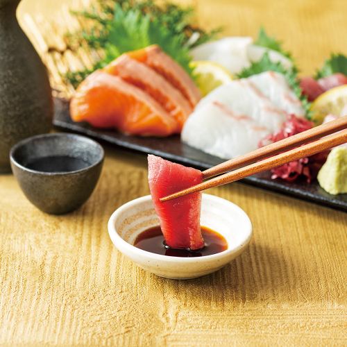 はなの舞刺身5種盛合せ（2貫・3貫）