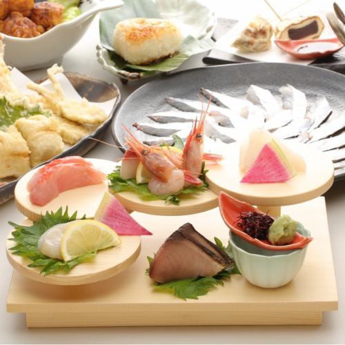 Creative Japanese food with pleasant senses