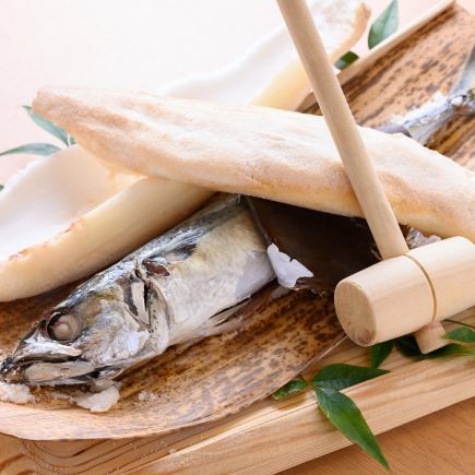 【3月4月歓送迎会限定】　名物塩釜焼き等店主イチオシ特別コース　飲み放題付き　6000円（税込）