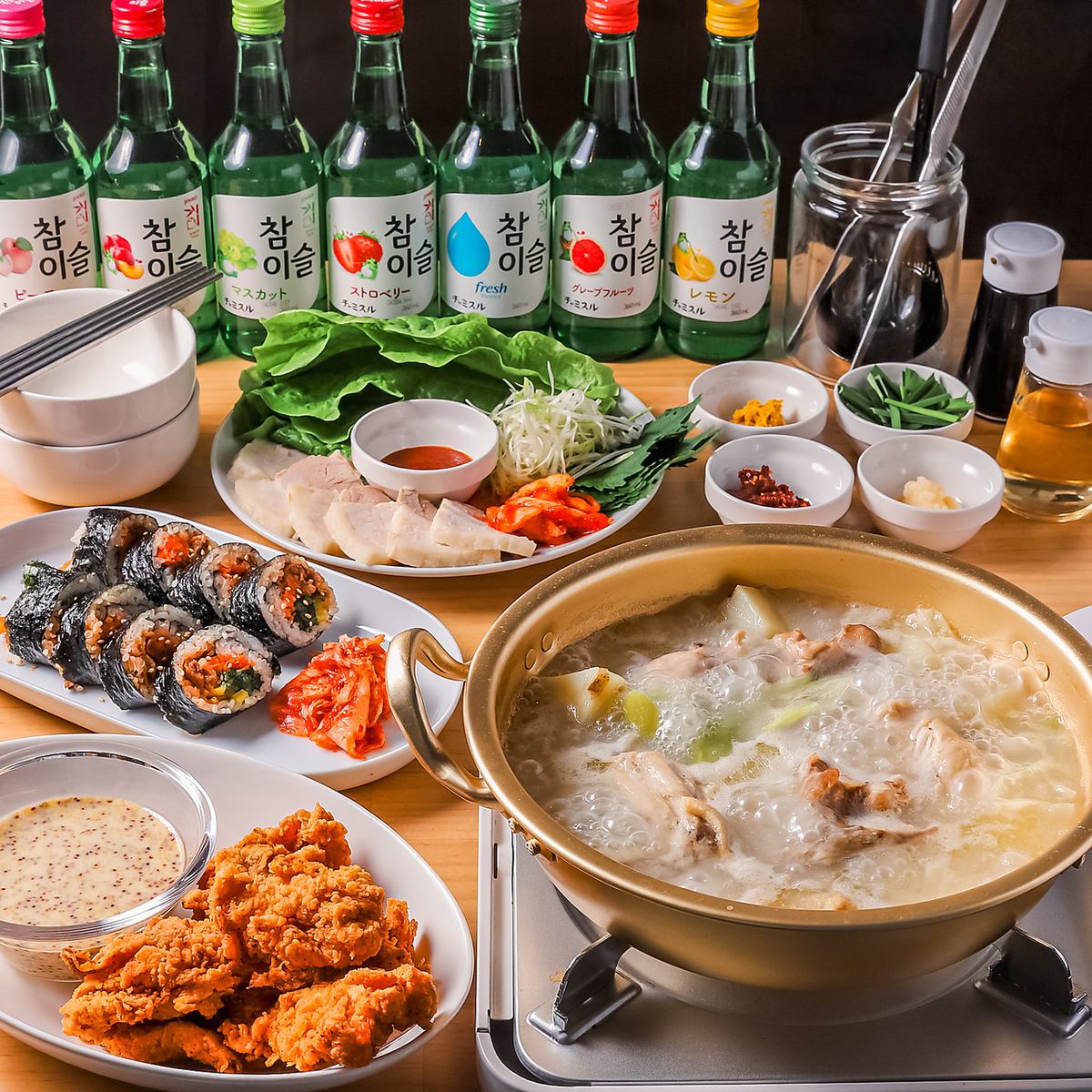 相模原市にある韓国っぽい居酒屋さん◎カフェのようなお洒落な雰囲気の店内です！