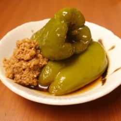 ひんやり出汁ピーマン