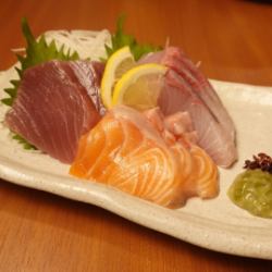 お造り盛り合わせ3種 1人前