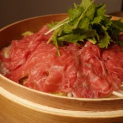 蒸しゃぶせいろ 和牛編 2人前～オーダー