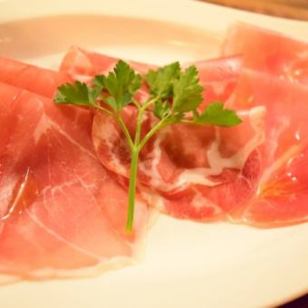 生ハムの盛り合わせ