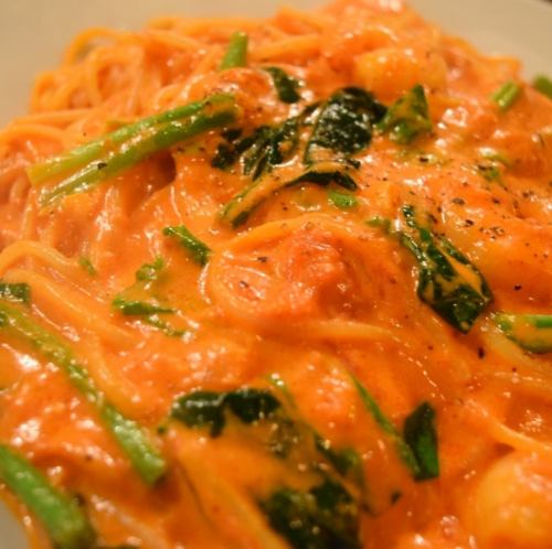 【Tomato Cream】エビとキノコのトマトクリーム/【Tomato Cream】エビとほうれん草のトマトクリーム
