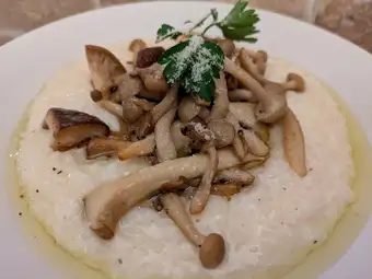 蘑菇奶酪烩饭
