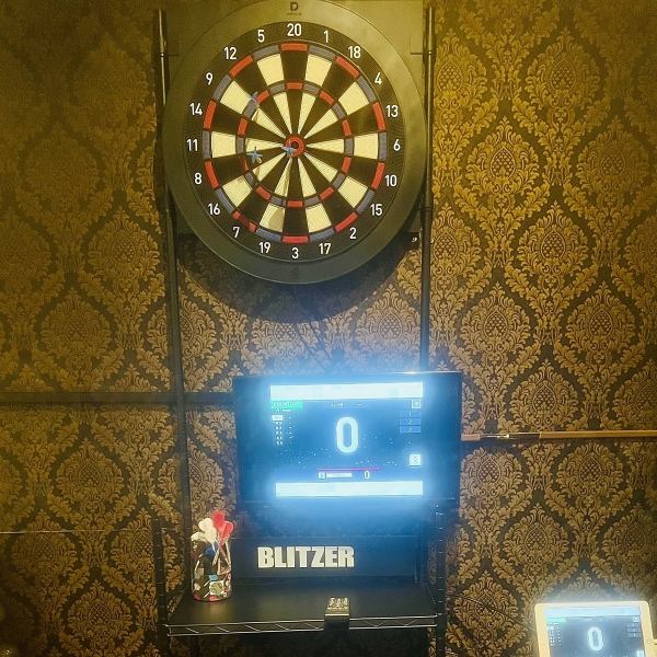 ダーツもできます。