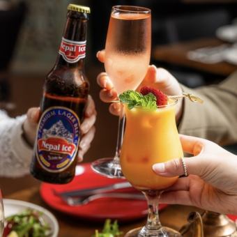 【当日OK】40種類以上のドリンクが楽しめる◎単品飲み放題◆2時間　2000円！