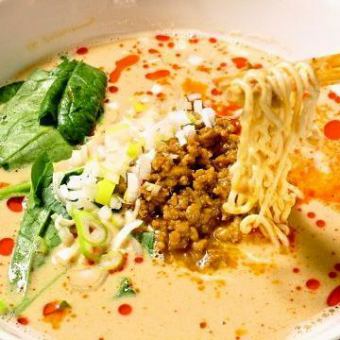 White sesame tantan noodles