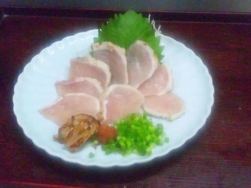 薩摩知覧鶏、タタキ