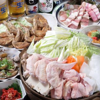 とり鍋2480円(税込)コース　★クーポンで〆の雑炊無料プレゼント★
