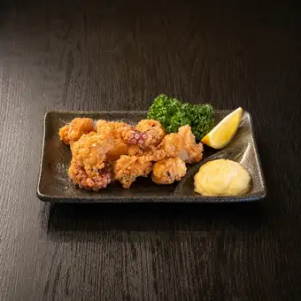 Plump and juicy fried octopus