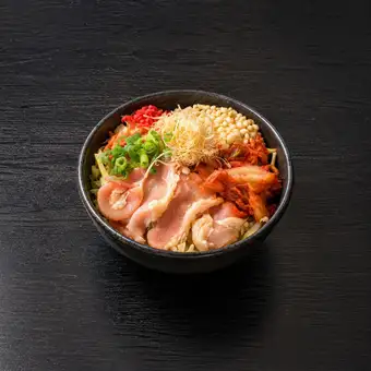 Pork and Kimchi Monja