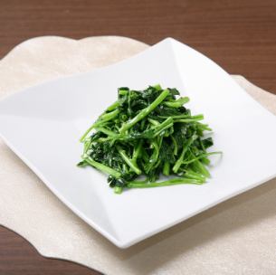 Stir-fried seasonal greens