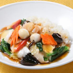 Seafood Gomoku Ankake Rice