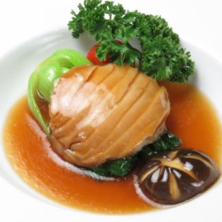 アワビの醤油煮込み