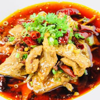 Sichuan traditional hemp sauce style boiled beef