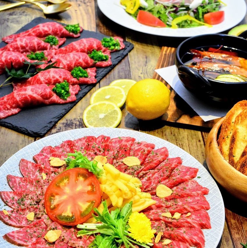 Meat women's party ♪ Women's party is advantageous on weekdays! 7 dishes with all-you-can-drink for 2 hours starting from 2,500 yen