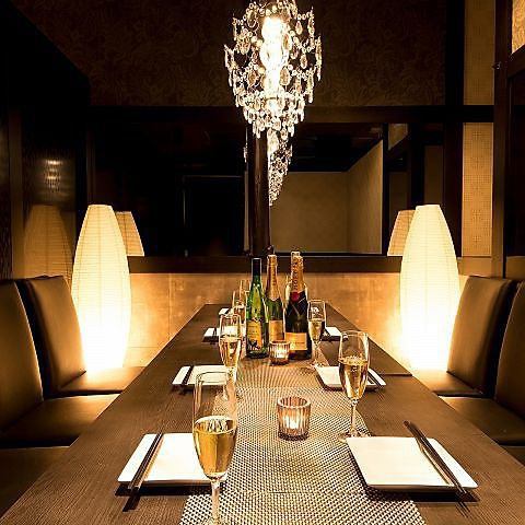 [For banquets / birthdays / girls-only gatherings, go to our shop ☆] You can use it comfortably in various scenes in a variety of private room spaces.Good location right from Nishi-dori !! There are also all-you-can-eat and drink luxury beef using special beef and all-you-can-drink single item that is ideal for the second party ♪