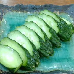 胡瓜の一本漬け