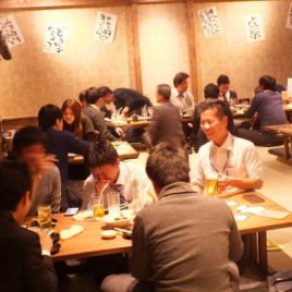 A tatami room that can accommodate banquets of various numbers.* Some seats are not listed.