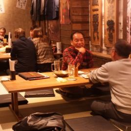 Tatami space.Drinks go well with delicious food and a fun atmosphere.*Seats other than those listed are also available.