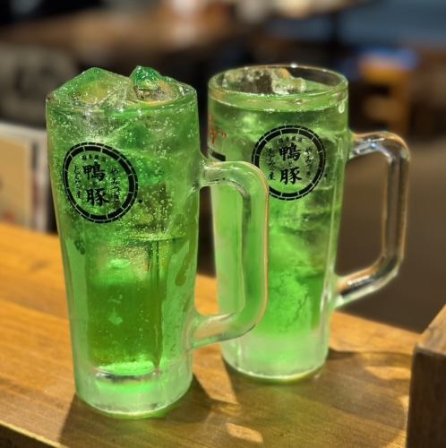 昔懐かし★メロンソーダサワー