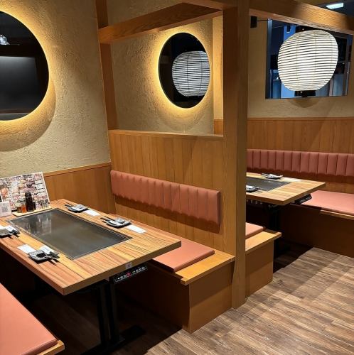 落ち着いた雰囲気の店内♪