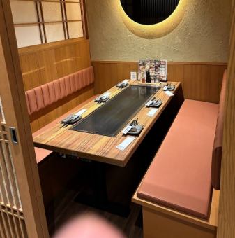 当店自慢の「完全個室」は最大8名様までご用意出来ます♪