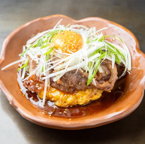 【黒毛和牛使用】　焼きすき焼き（お米使用）