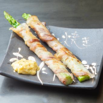 アスパラ豚巻串