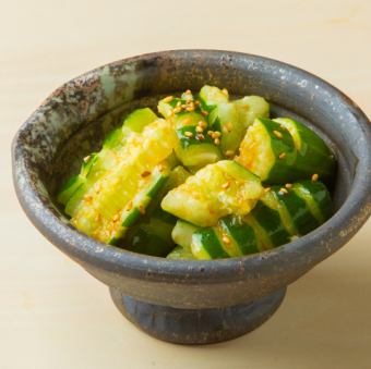 やみつきピリ辛きゅうり