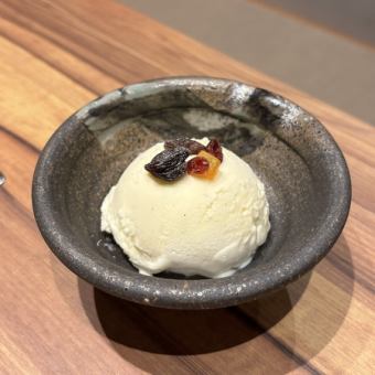 バニラアイス