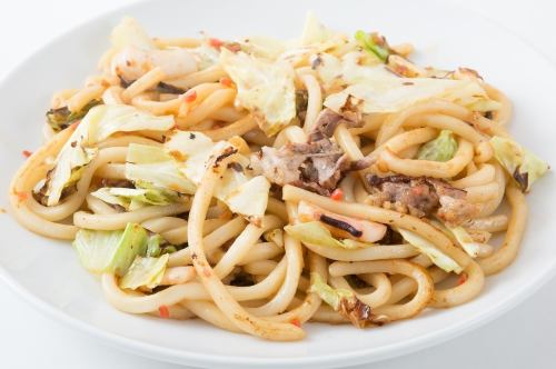 定番しょうゆ焼うどん