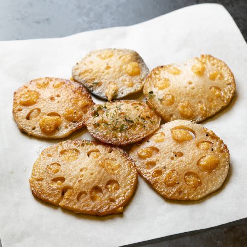 Speaking of acorns, there's "lotus root packed with shrimp" ☆