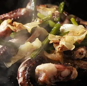 ゲソのニンニク醤油焼