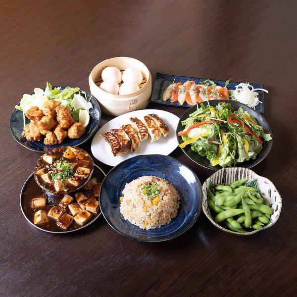 飲み放題付!【酔いどれ屋餃子コース】餃子とシソチーズ餃子が食べ放題!全8品4000円(税込)