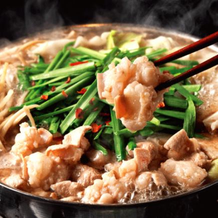 一番人気飲み放題2時間付【もつ鍋食べ放題コース】お料理全8品◆4000円(税込)