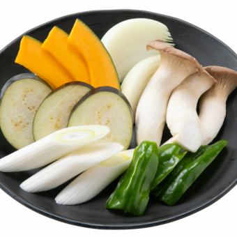 Scallops/Grilled Vegetable Platter