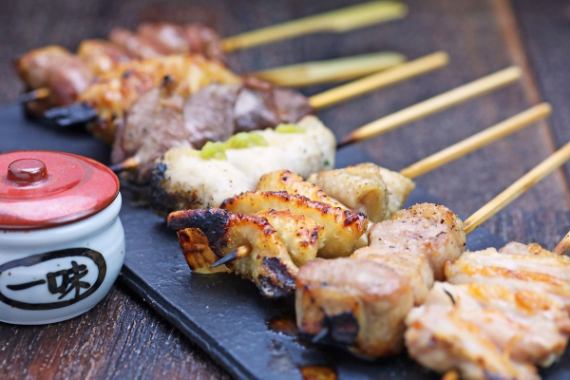 [Excellent Yakitori] using red chicken from Kagoshima prefecture