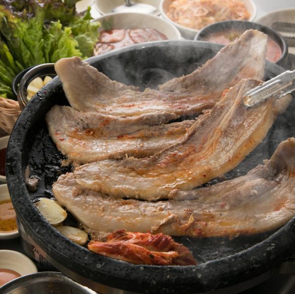 Reasonably priced and voluminous!!Samgyeopsal with great value for money