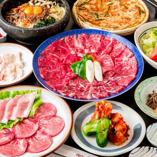 [Satisfied stomach and heart♪] Musashi's proud yakiniku course starts at 4,000 yen (excluding tax) (4,400 yen including tax)