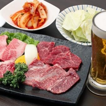 Comes with 1 draft beer ♪ [Kizuna Set] 7 items total 2,200 yen (tax included)