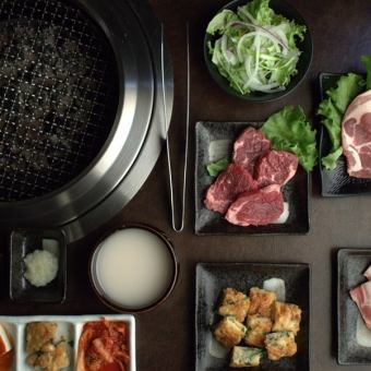 【B.焼肉食べ放題】 ◆39品 3960円 税込◆　2時間制(L.O.90分) ※小学生1980円/4歳～680円