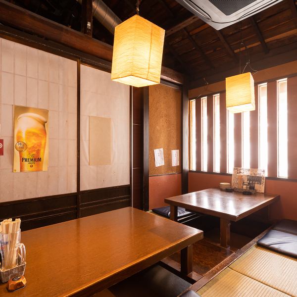[Pleasant private space♪] The completely private rooms are horigotatsu, so you can stretch your legs and enjoy a spacious meal.Up to 16 people can be guided, so it can be used in various scenes.