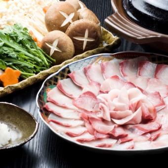 鍋コース◆ブリシャブ◆4,500円（税込）